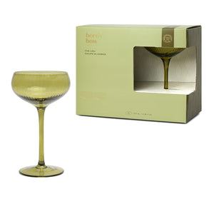 The Lou -  Bicchiere Coupe - Set Da 2 Colore Oliva