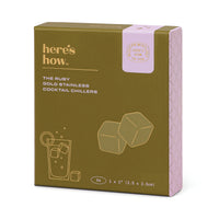 Set da 4 Raffreddatori per Cocktail - The Ruby in Oro