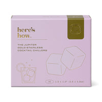 Set da 2 Raffreddatori per Cocktail - The Ruby in Oro