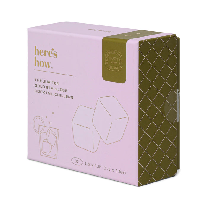 Set da 2 Raffreddatori per Cocktail - The Ruby in Oro