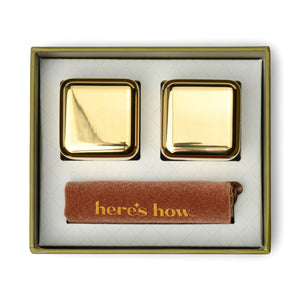 Set da 2 Raffreddatori per Cocktail - The Ruby in Oro