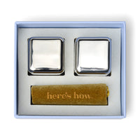 Set da 2 Raffreddatori per Cocktail - The Ruby in Argento