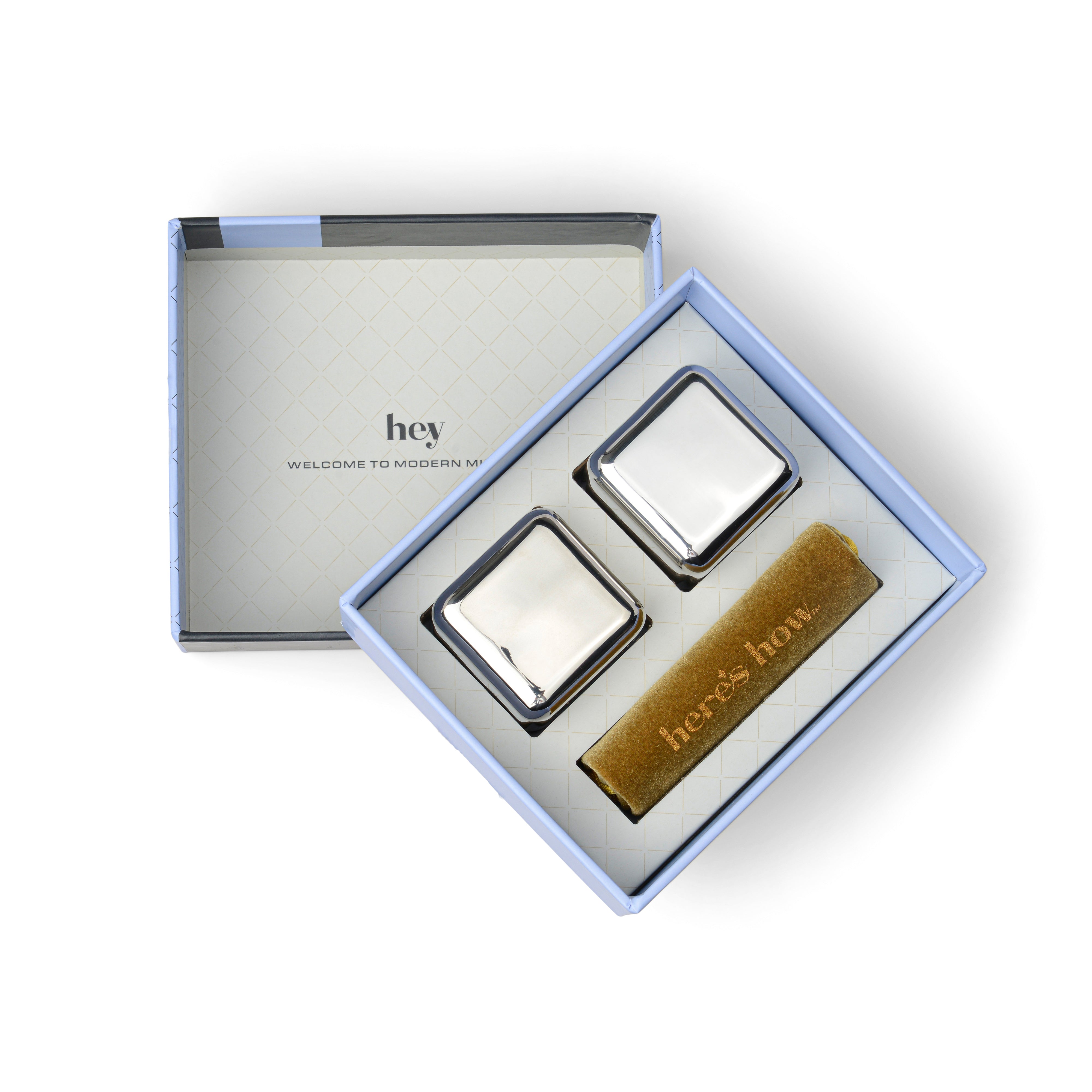 Set da 2 Raffreddatori per Cocktail - The Ruby in Argento