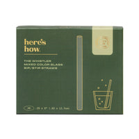 Cannucce di Vetro Colorate Whistler - Set da 6