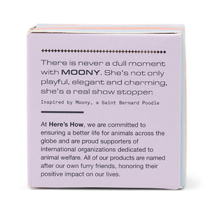 Tappo per Bottiglia Moony in Vetro - Lilla