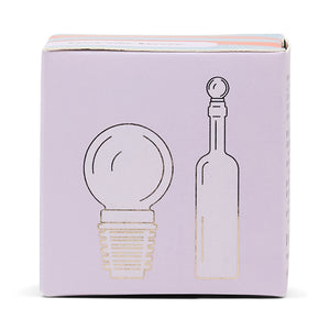 Tappo per Bottiglia Moony in Vetro - Lilla