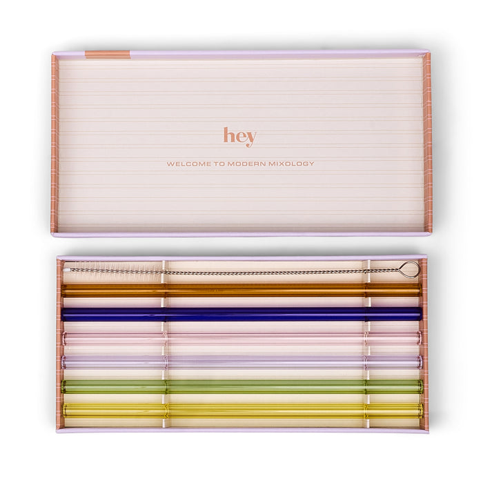 Cannucce in Vetro" Danny" Set da 6