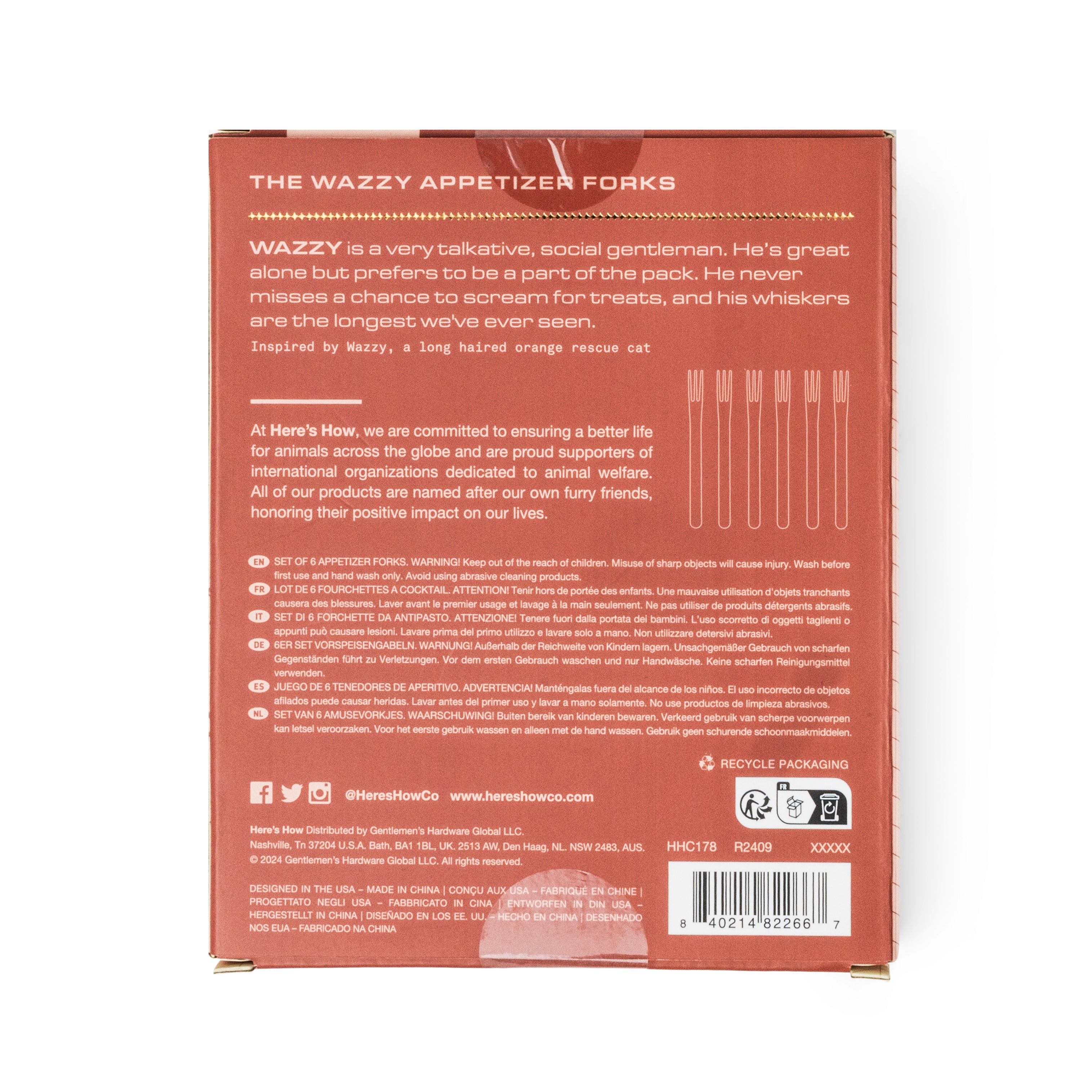 Forchette per Antipasti Wazzy