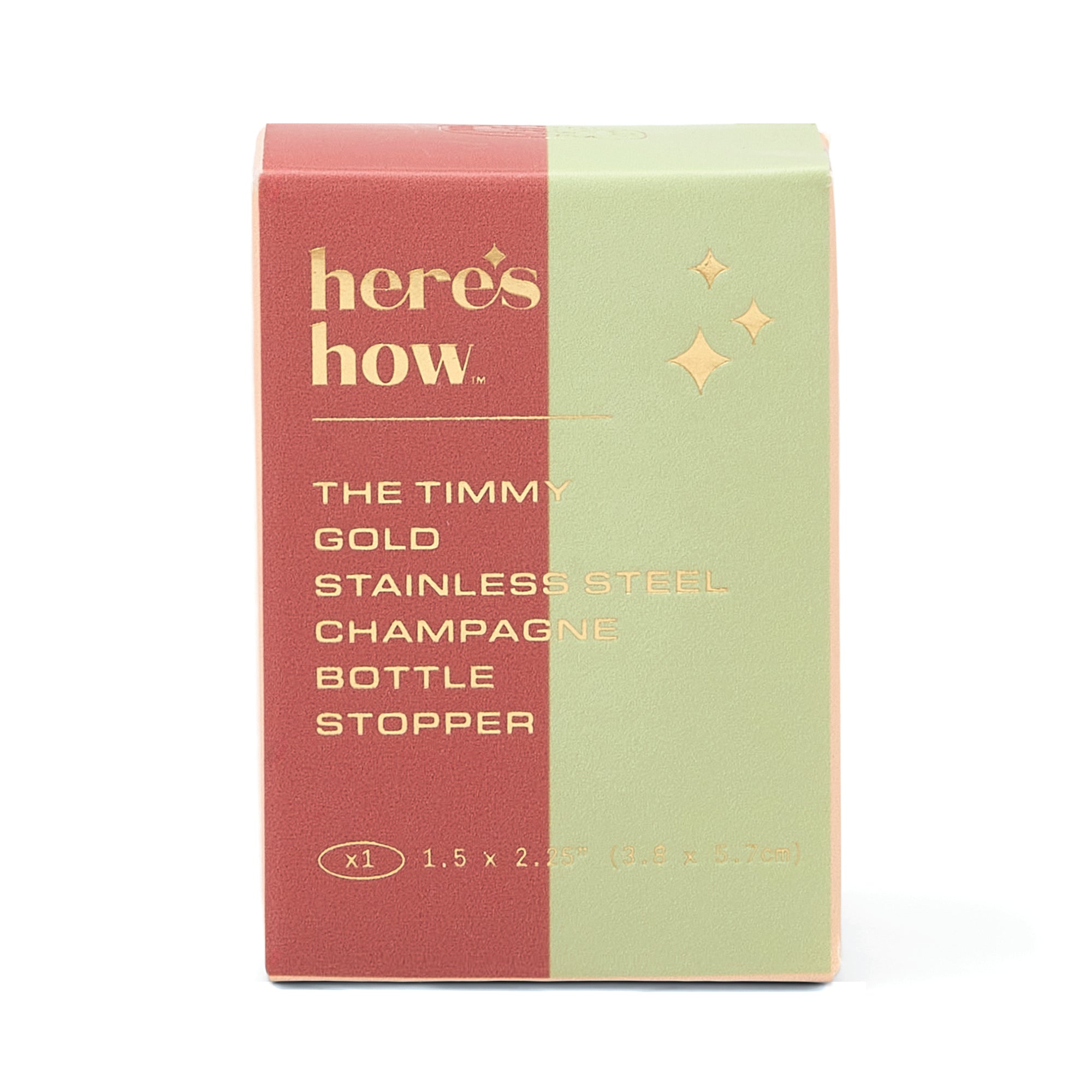 Tappo per Champagne Timmy - Colore Oro