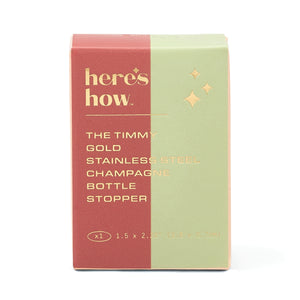 Tappo per Champagne Timmy - Colore Oro