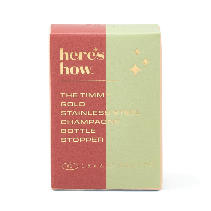 Tappo per Champagne Timmy - Colore Oro