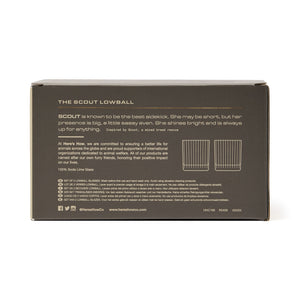 Bicchieri Lowball Scout Set da 2 - Colore Fumo