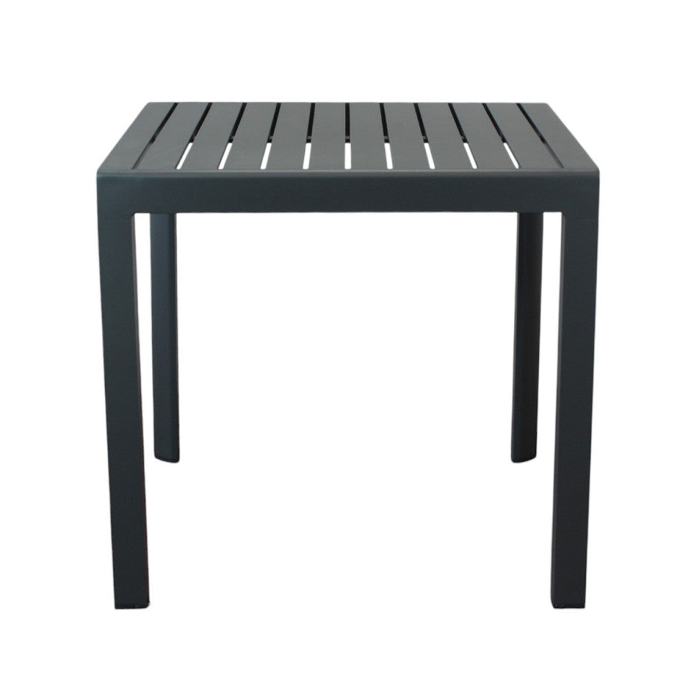 Tavolo In Alluminio Rosario 80X80 Cm Antracite