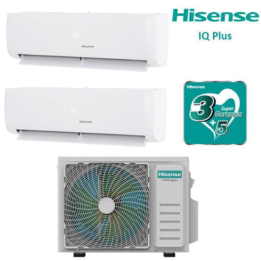 HISENSE DUAL SPLIT 12000+9000 iQPLUS WIFI A++/A+ CJMR0902G/CJXR1202G