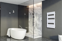 Scaldasalviette elettrico senza liquidi 500W H.101xL60cm HANAE bianco