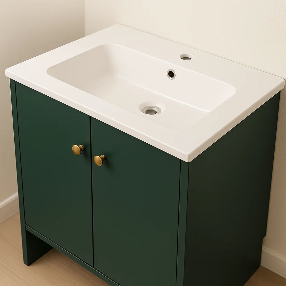 Lavabo ad incasso in mineral marmo dimensioni cm 61x46 per mobile bagno *** confezione 1