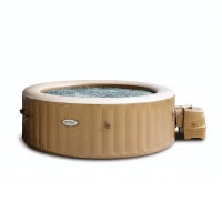 28428EX - Pure Spa Bubble Massage 216X71Cm 6 Posti Con Pompa, Riscaldatore, Sistema Purificazione Acqua