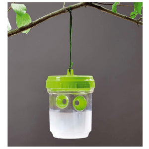 Trappola insetticida per vespe e mosche ed insetti vari box da 2 pezzi per orti giardini cortini e terrazzi