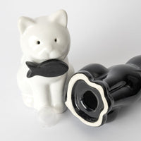 Set sale e pepe a forma di gatti