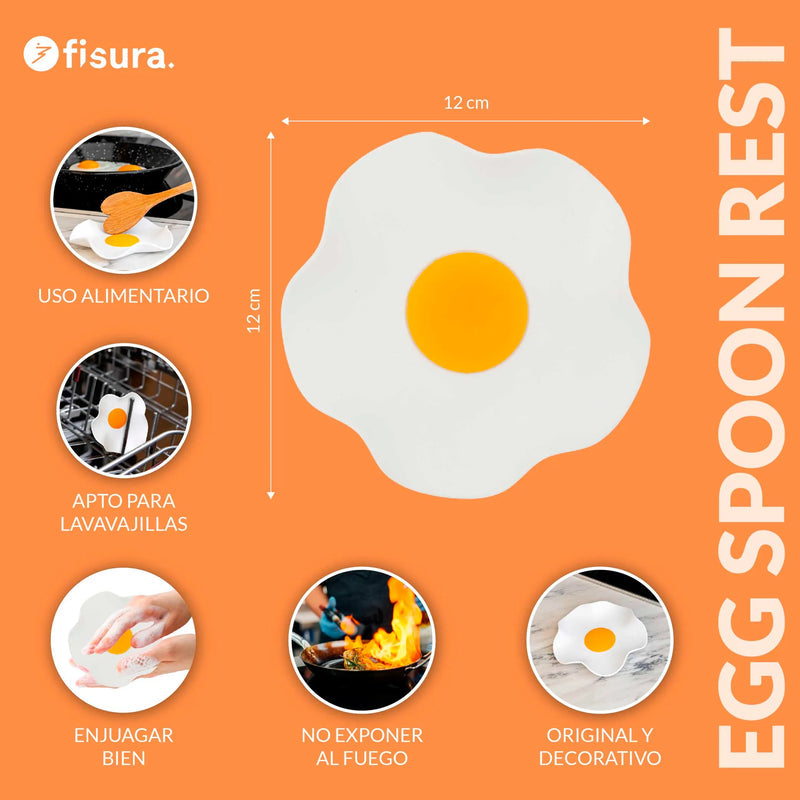 Poggiamestolo a forma di uovo