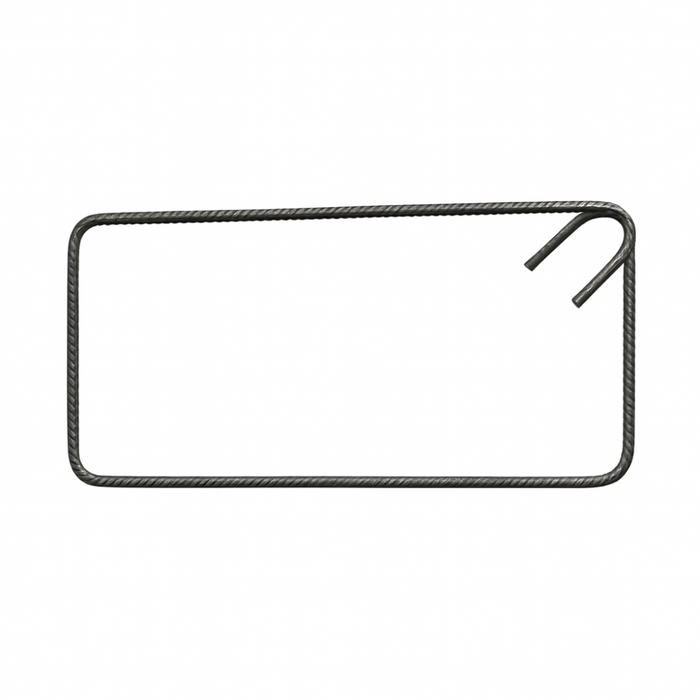 Staffa chiusa armatura ferro 20 x 50 cm strutture cemento confezione 1 pezzo