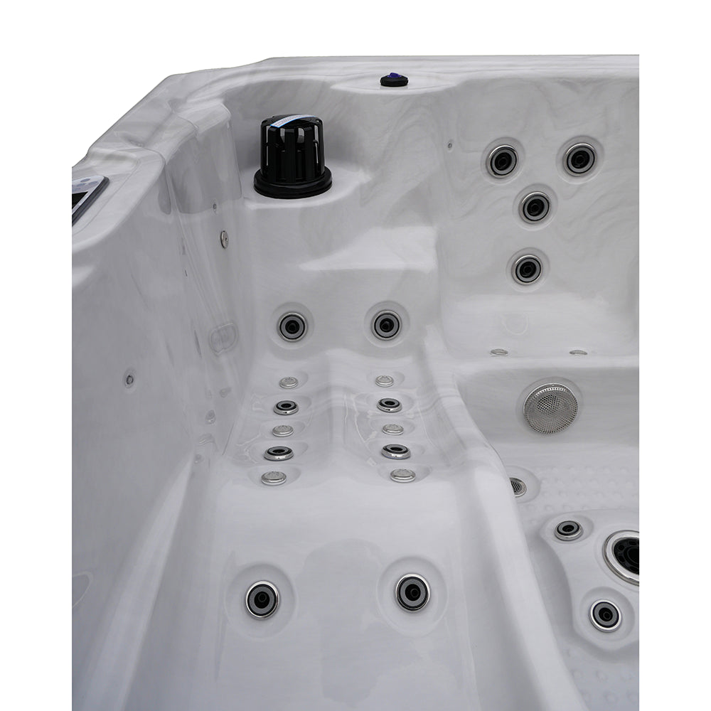 Minipiscina vasca idromassaggio 210x210x95 cm da esterno 6 persone | Garda