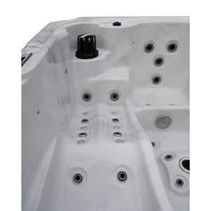 Minipiscina vasca idromassaggio 210x210x95 cm da esterno 6 persone | Garda