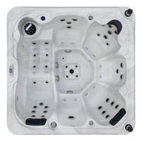 Minipiscina vasca idromassaggio 210x210x95 cm da esterno 6 persone | Garda