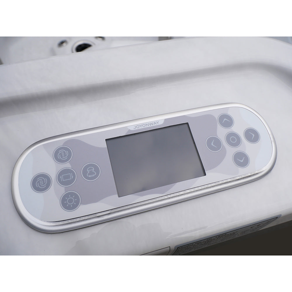 Minipiscina vasca idromassaggio 210x210x95 cm da esterno 6 persone | Garda