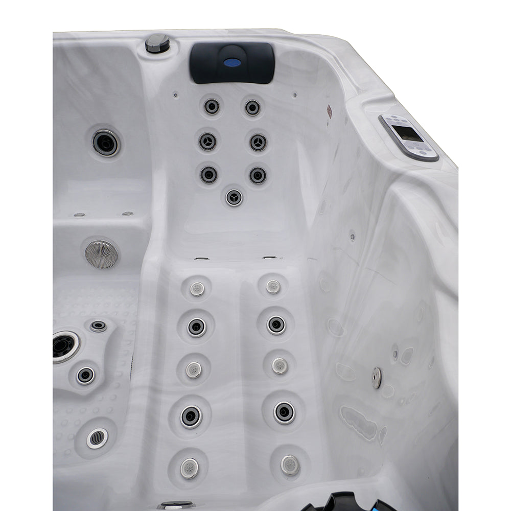 Minipiscina vasca idromassaggio 210x210x95 cm da esterno 6 persone | Garda