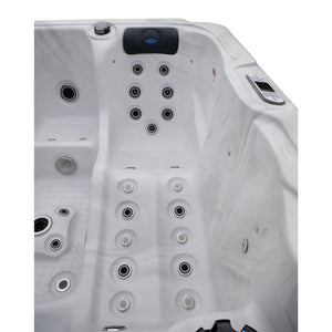 Minipiscina vasca idromassaggio 210x210x95 cm da esterno 6 persone | Garda