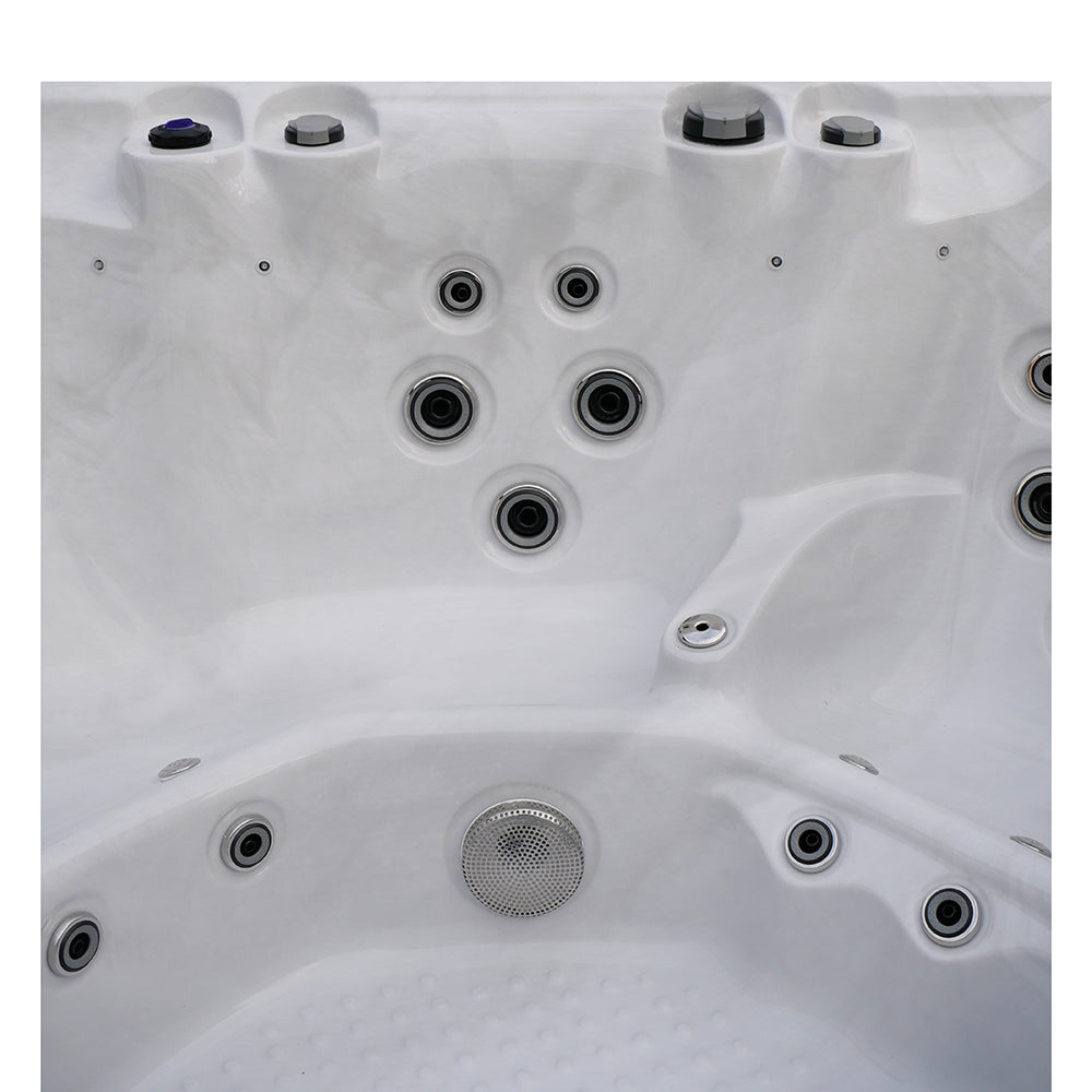 Minipiscina vasca idromassaggio 215x215x94,5 cm da esterno 7 persone | Garda