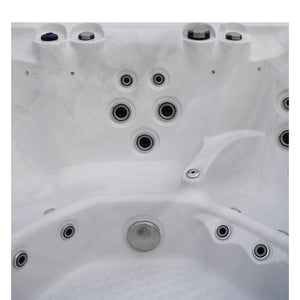 Minipiscina vasca idromassaggio 215x215x94,5 cm da esterno 7 persone | Garda