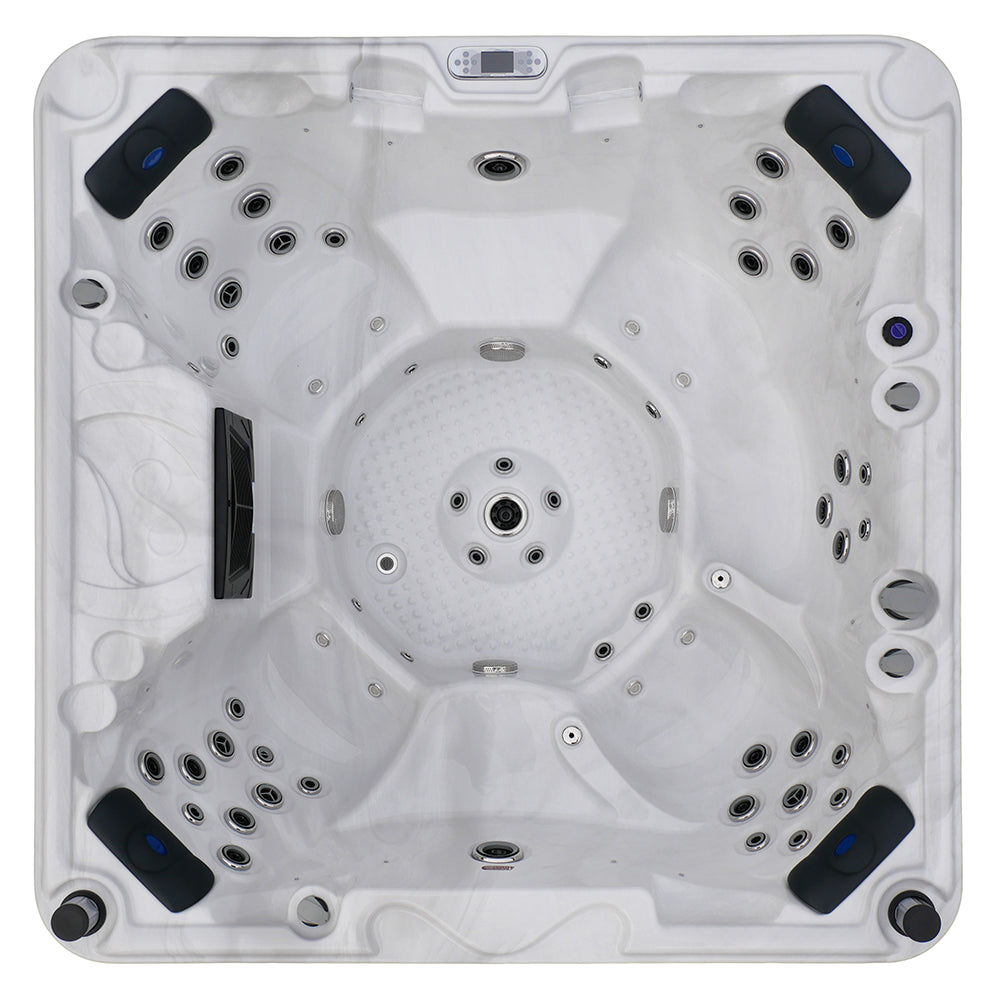 Minipiscina vasca idromassaggio 215x215x94,5 cm da esterno 7 persone | Garda