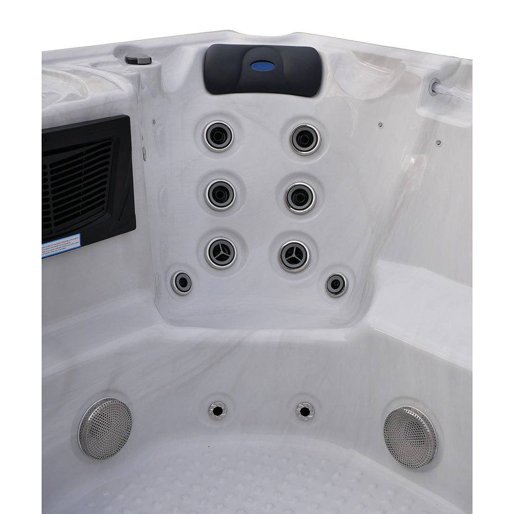 Minipiscina vasca idromassaggio 215x215x94,5 cm da esterno 7 persone | Garda