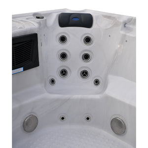 Minipiscina vasca idromassaggio 215x215x94,5 cm da esterno 7 persone | Garda