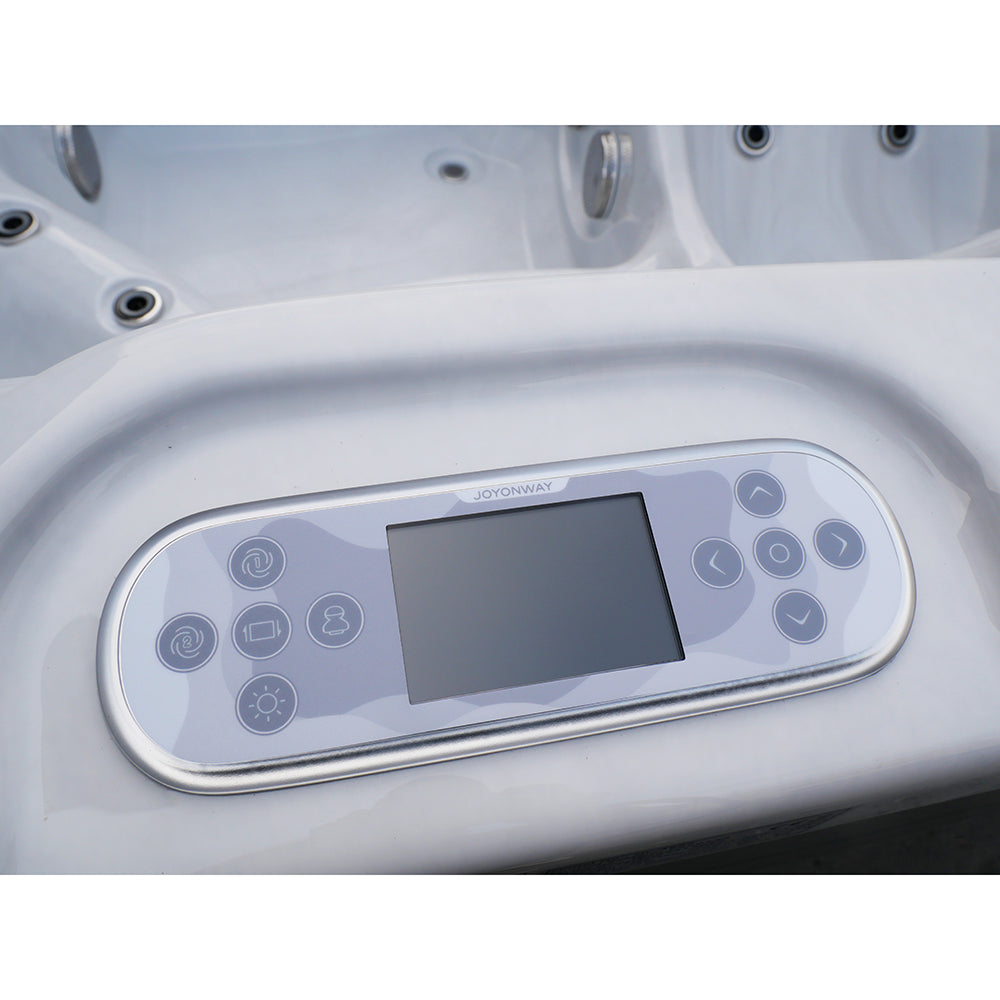 Minipiscina vasca idromassaggio 230x230x96 cm da esterno 5 persone | Erie