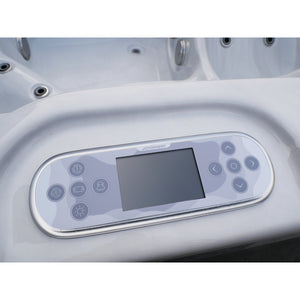 Minipiscina vasca idromassaggio 230x230x96 cm da esterno 5 persone | Erie