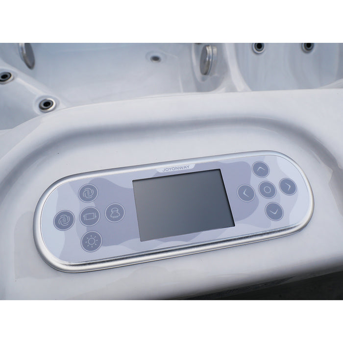 Minipiscina vasca idromassaggio 230x230x96 cm da esterno 5 persone | Erie