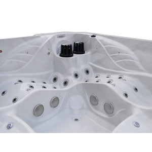 Minipiscina vasca idromassaggio 230x230x96 cm da esterno 5 persone | Erie