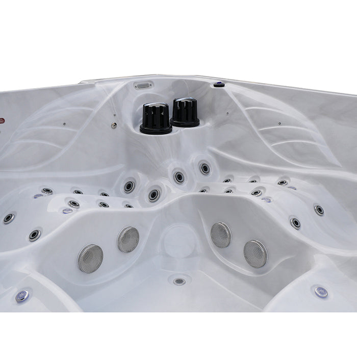 Minipiscina vasca idromassaggio 230x230x96 cm da esterno 5 persone | Erie