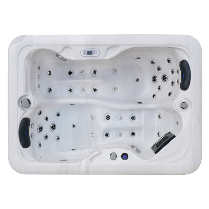 Minipiscina vasca idromassaggio 195x140x75,5 cm da esterno 2 persone | Duo