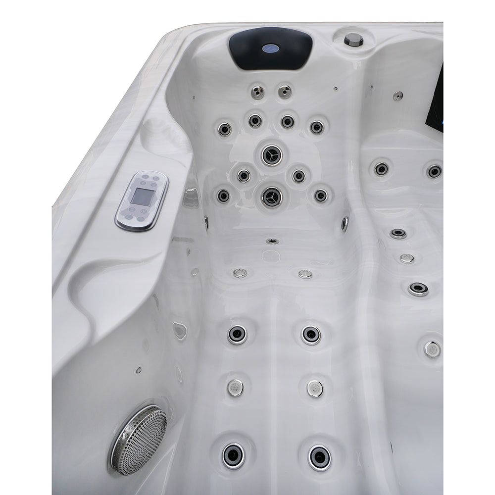 Minipiscina vasca idromassaggio 195x140x75,5 cm da esterno 2 persone | Duo