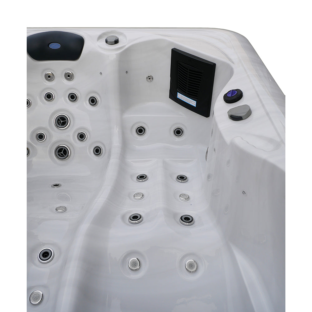 Minipiscina vasca idromassaggio 195x140x75,5 cm da esterno 2 persone | Duo