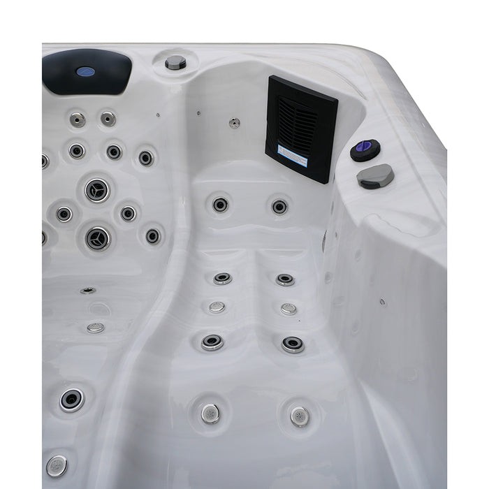 Minipiscina vasca idromassaggio 195x140x75,5 cm da esterno 2 persone | Duo