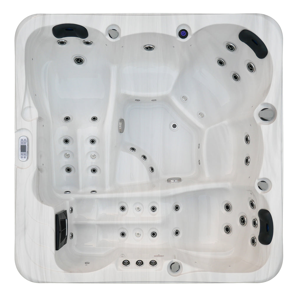 Minipiscina vasca idromassaggio 200x200x90 cm da esterno 5 persone | Bled