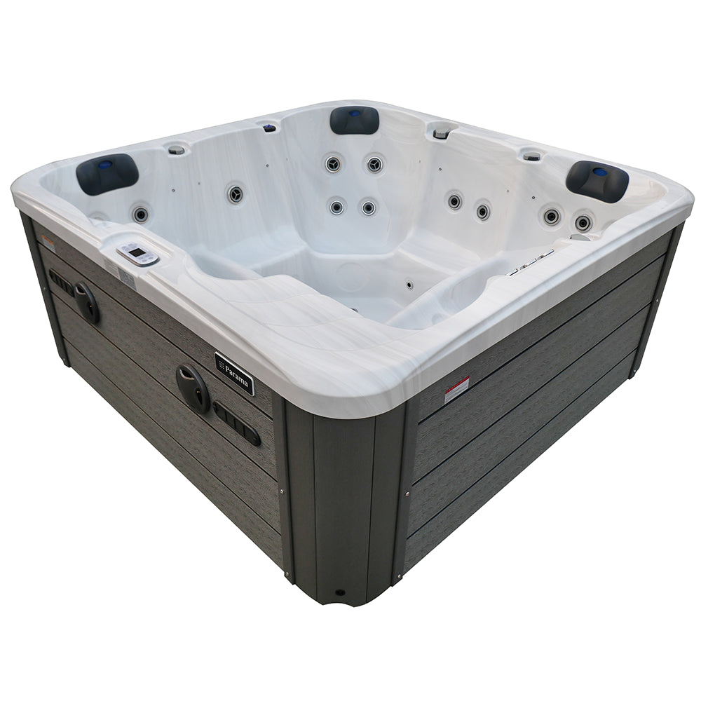 Minipiscina vasca idromassaggio 200x200x90 cm da esterno 5 persone | Bled