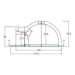 Forno legna tradizionale cottura diretta per pizze gusto 80 capienza 2/3 pizze