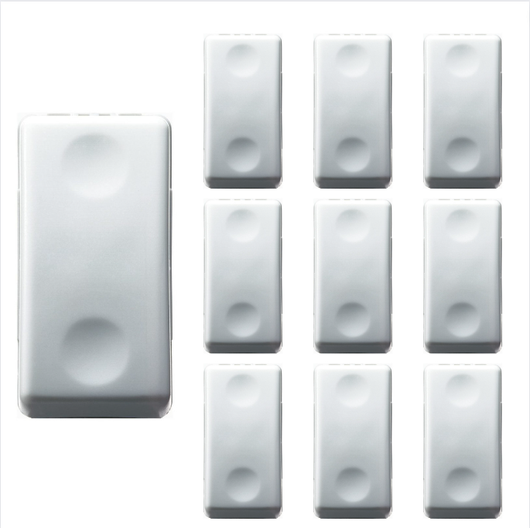 Pulsante unipolare 10 ampere serie gewiss gw20510 pezzi 10