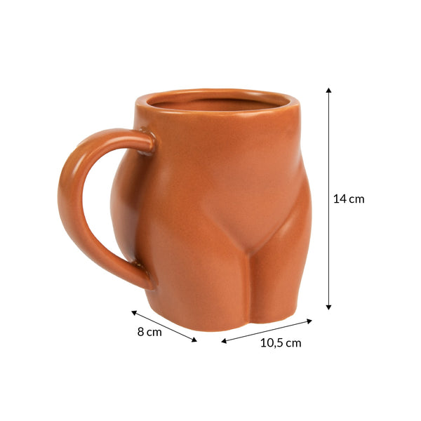 Tazza divertente terracotta